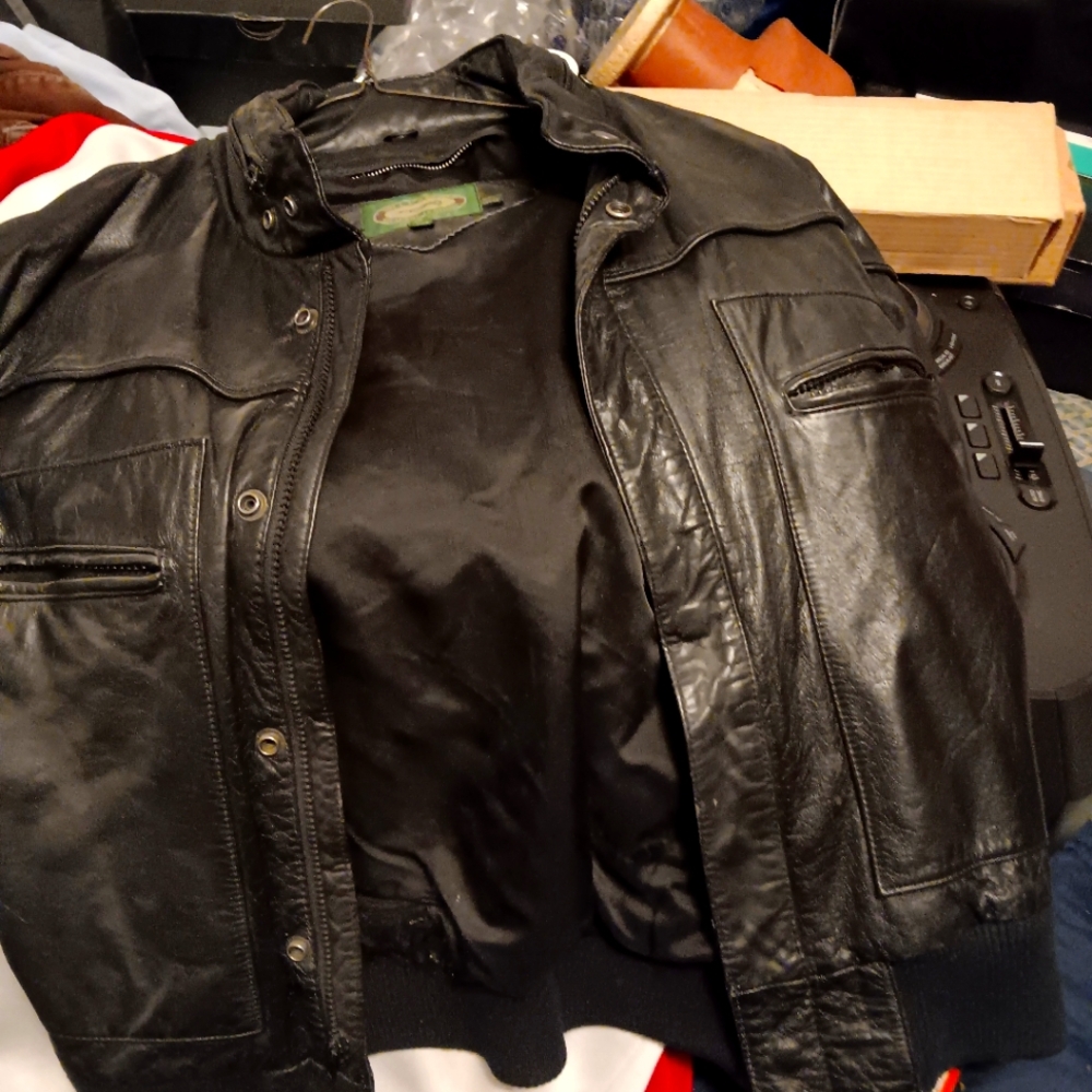 Leather jacket